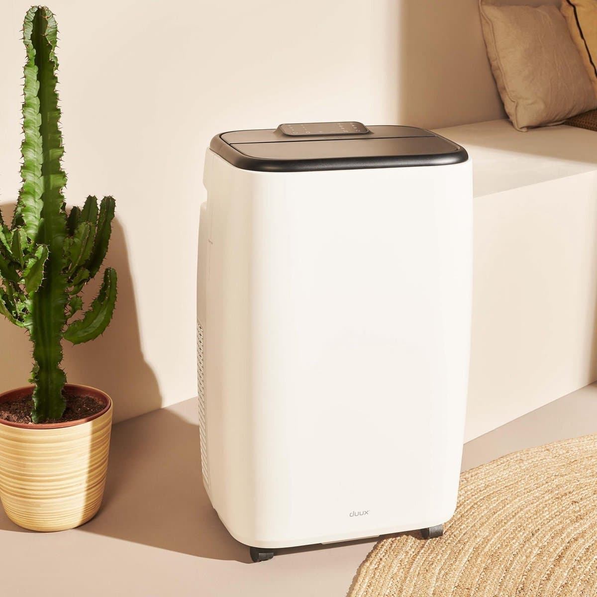 Duux North Smart Mobiele Airco - 14K BTU - Mobiele Airconditioning met Nachtmodus - Wit