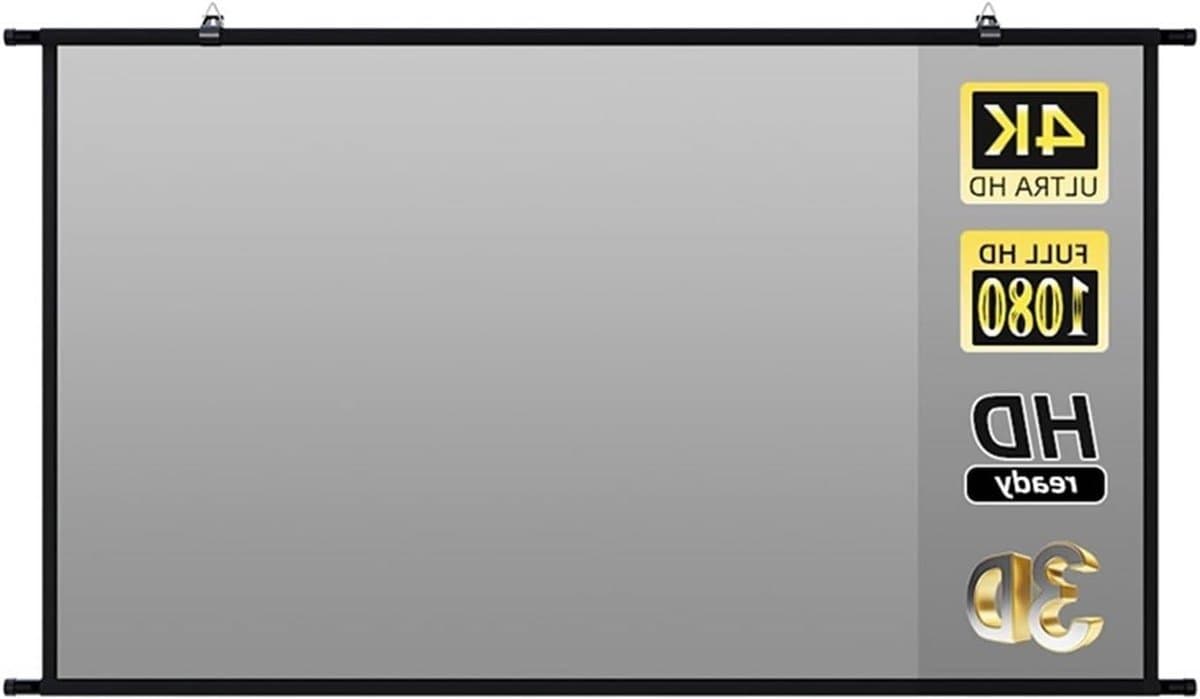 Projectiescherm - Projectiescherm muur - Thuisbioscoop - Anti-licht coating - 84 inch - Grijs