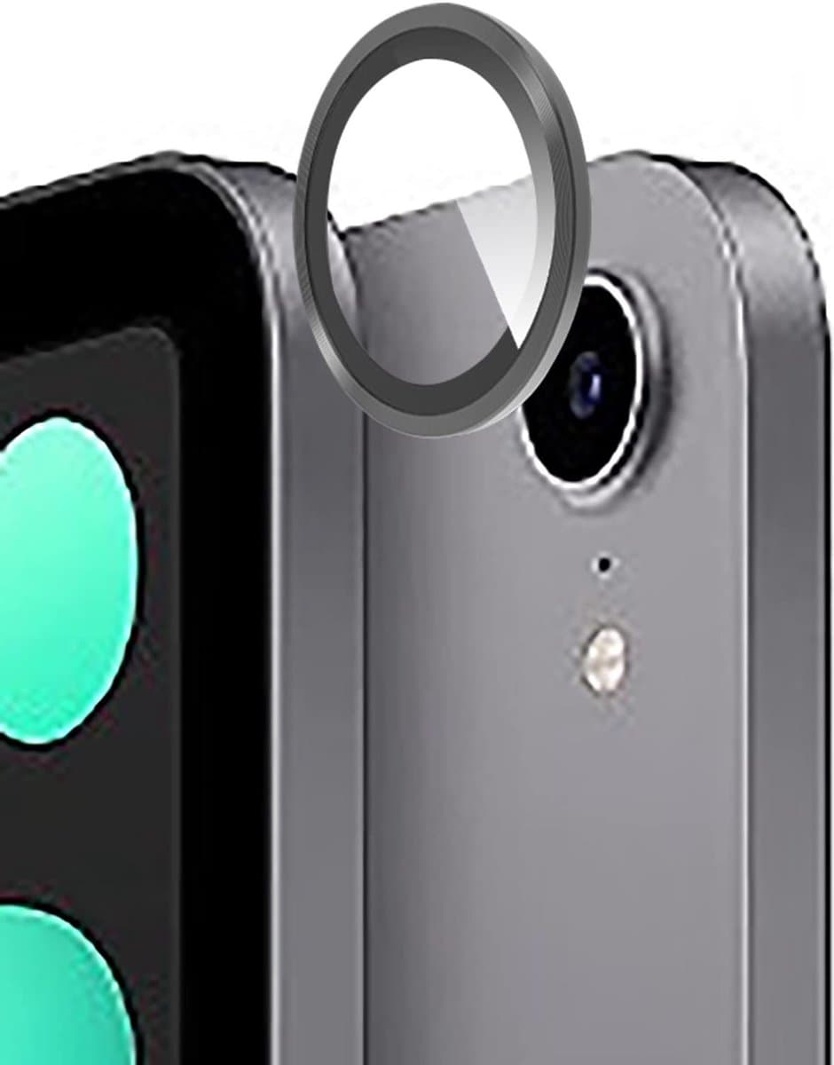 Golden crown - Cameralensbeschermer - Volledige bescherming - Zwart - Compatibel met iPad Air 5 - Gehard glas en metaal - Dubbele bescherming