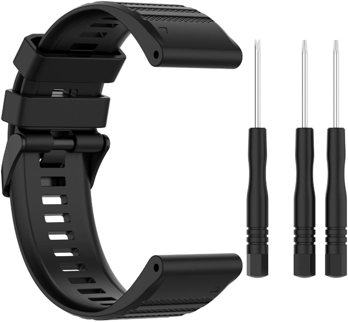 Horlogeband voor Garmin Fenix 7/6/5 Zwart