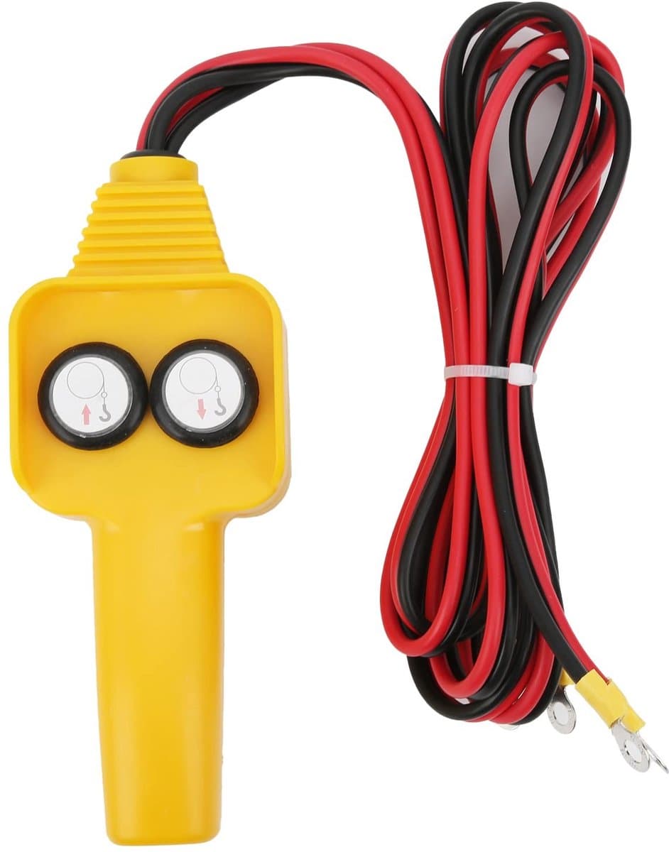 Dailygoody - Winch Controller - 12V - Tot 5000lbs Capaciteit - Geel - Bediening met Push Button - Voor Offroad voertuigen - Geschikt voor zwaar g