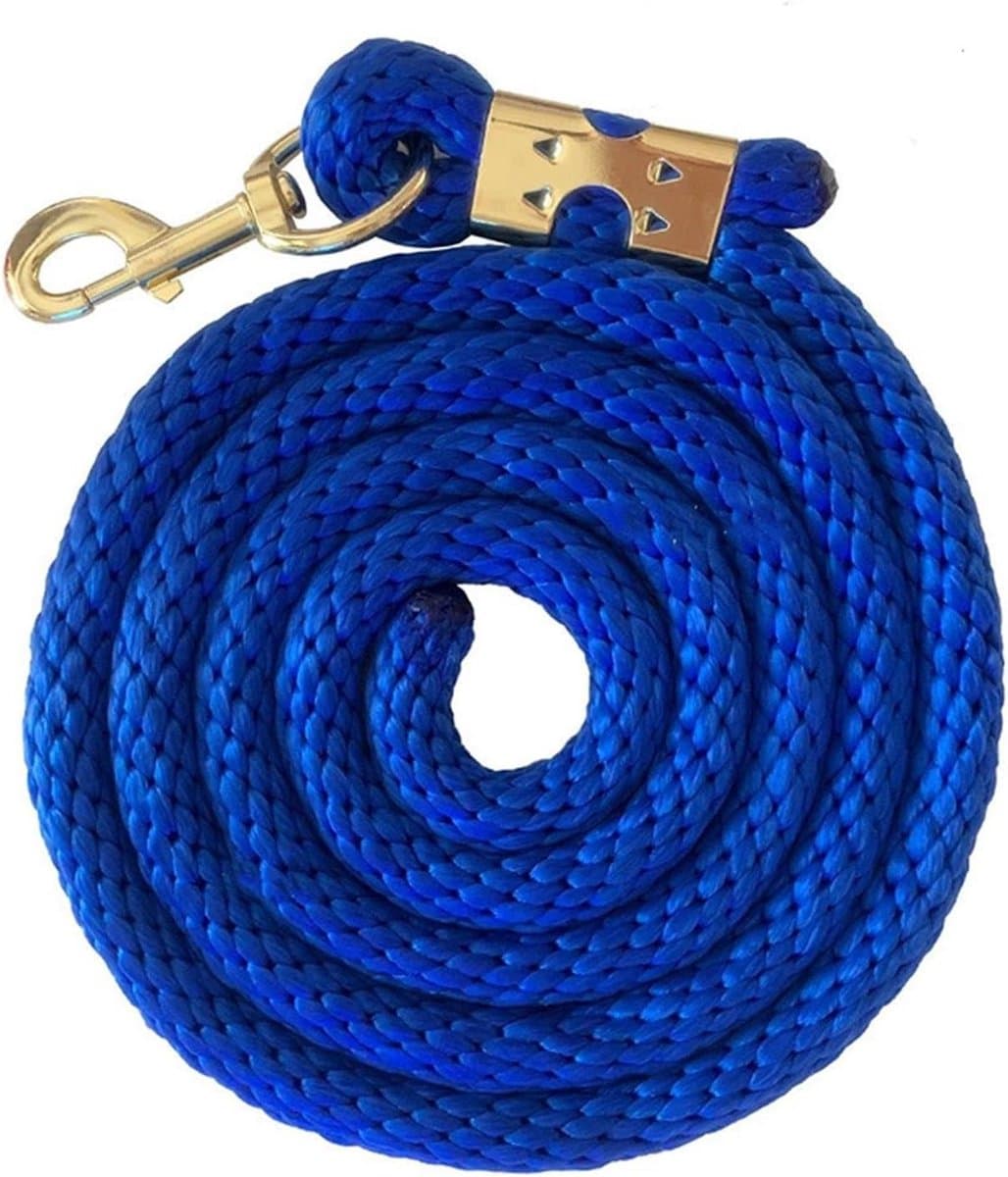 Paardenlijn - Paardenkoord - Paardrijden Training - Zinklegering Sluiting - 2 meter - Saffier
