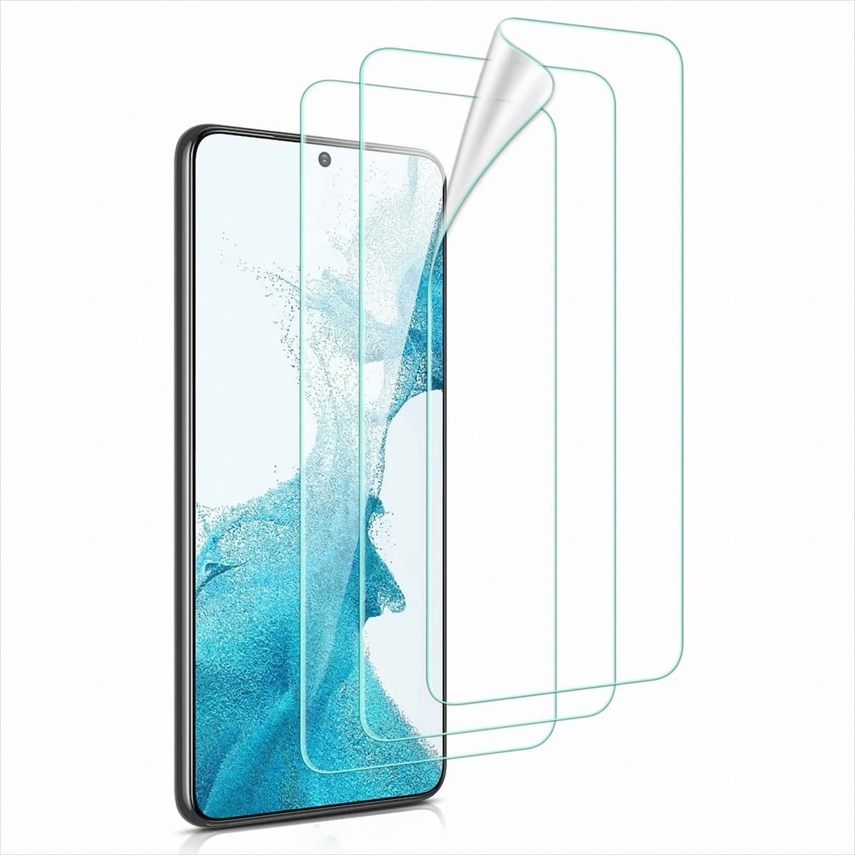 screensafe high definition hydrogel screenprotector geschikt voor samsung galaxy s22 plus case friendly/high impact / anti-blue light (aaaa)