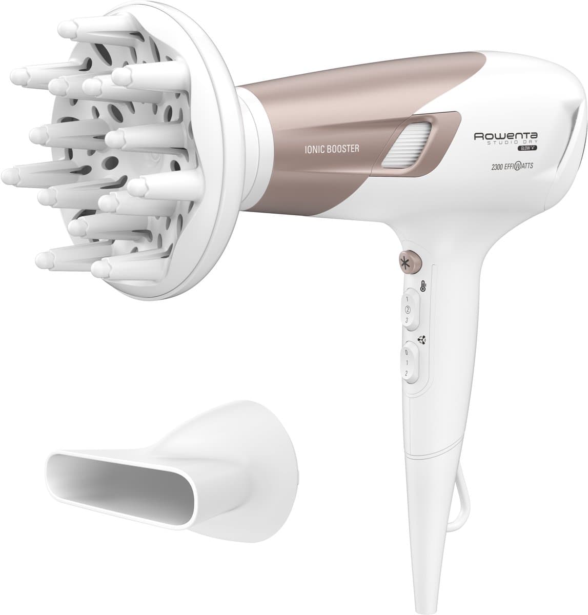Rowenta Studio Dry Glow CV5830 - Föhn - 2100W - Ionische Technologie - Compact - Zwart