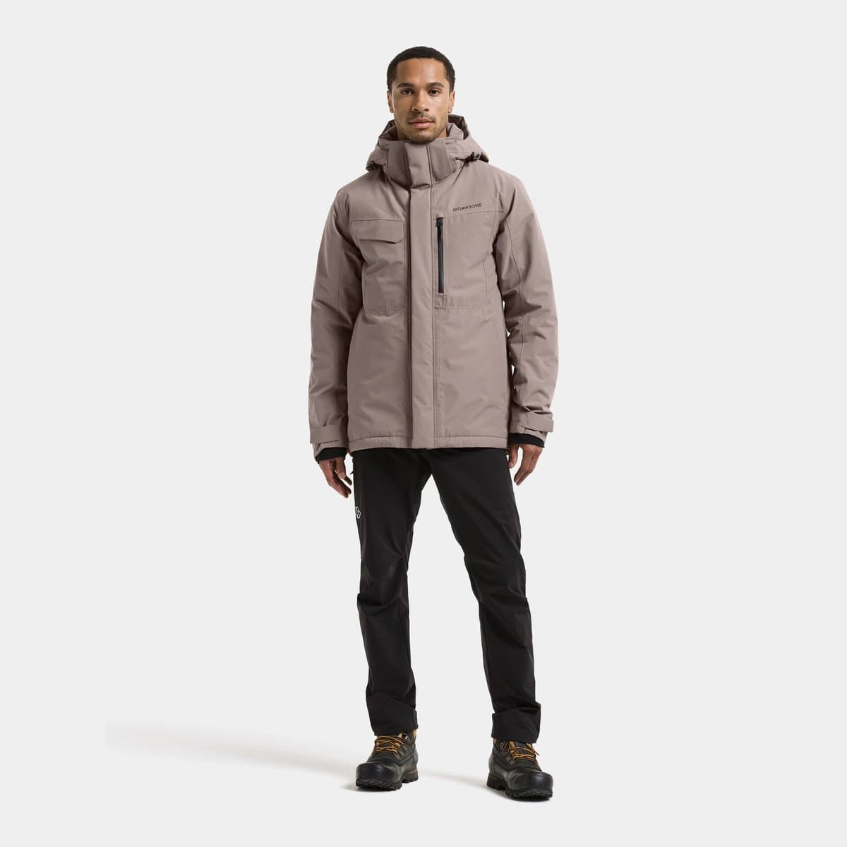 Didriksons STEFAN USX JKT Heren Outdoorjas - Spice Brown