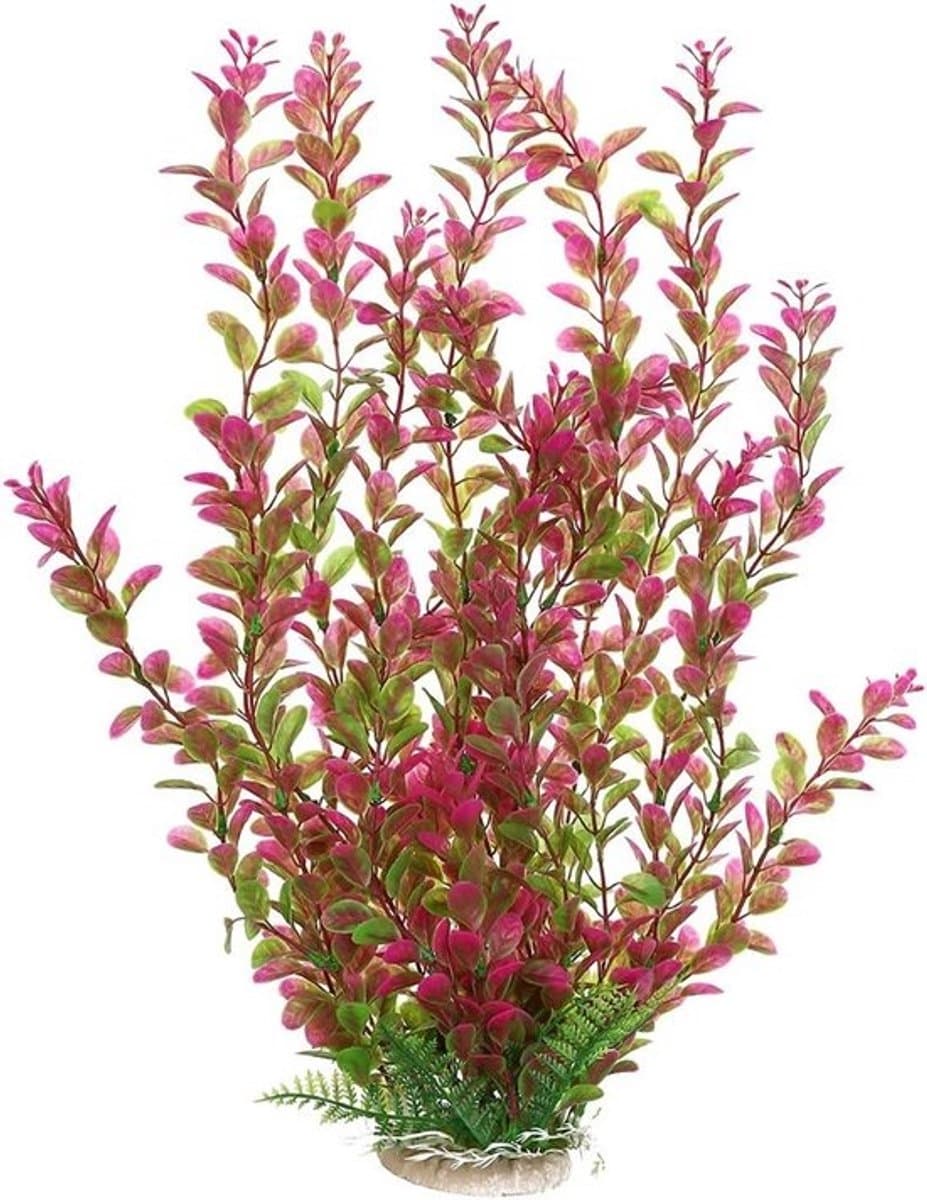 Hoge decoratieve kunstplant - voor in het aquarium - 46 cm