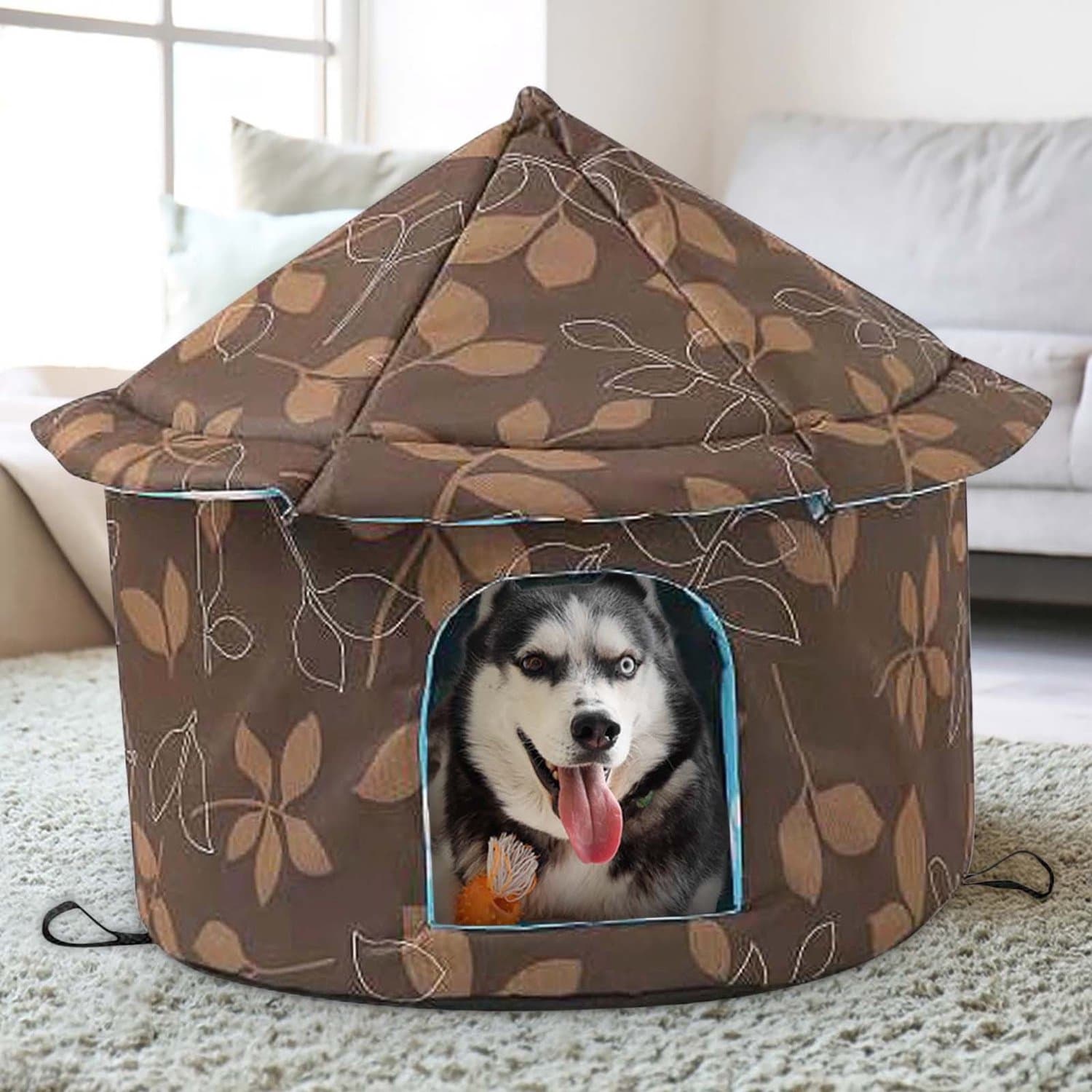 Ulisem - Hondenmand - Kattenmand - Wasbaar - Antislip - Winter Knuffel Warm - Voor Kleine En Middelgrote Honden En Katten - Kattenbed - Huisdierbed - Binnen - Machinewasbaar - Anti-slip Bodem - Ademend - Vier Seizoenen - Pluche - Knuffelig