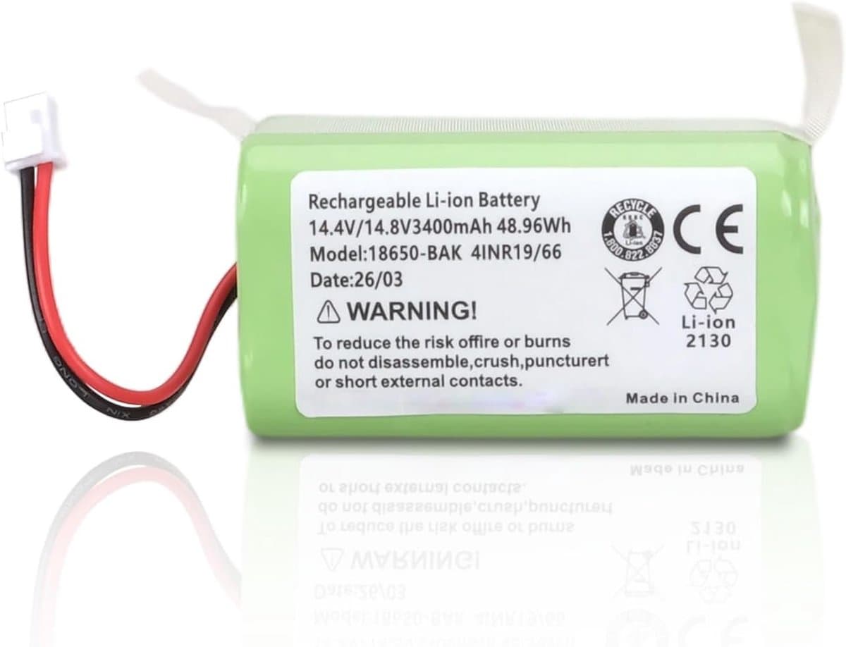 3400mAh 14.4V Accu Compatibel met Shark ION Robot R71 R85 RV761 RV1000S RV700-N RV720-N RV725-N RV850 RV850C RV1101ARUS UR1000SR Stofzuiger RVBAT850