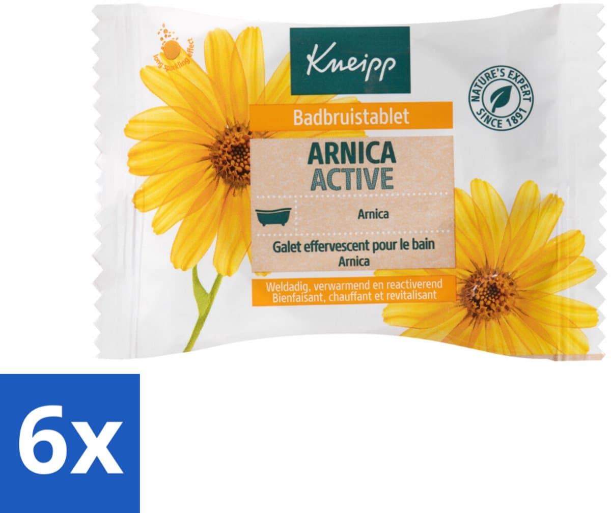 Kneipp - Badbruistablet - Arnica - Voordeelverpakking - 6 stuks