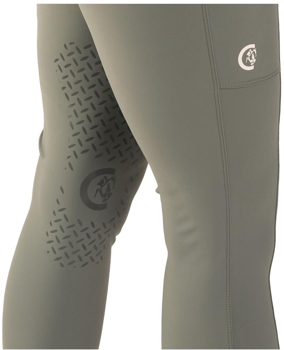 Kentucky Horsewear - Rijlegging classic knee grip dusty green size 38