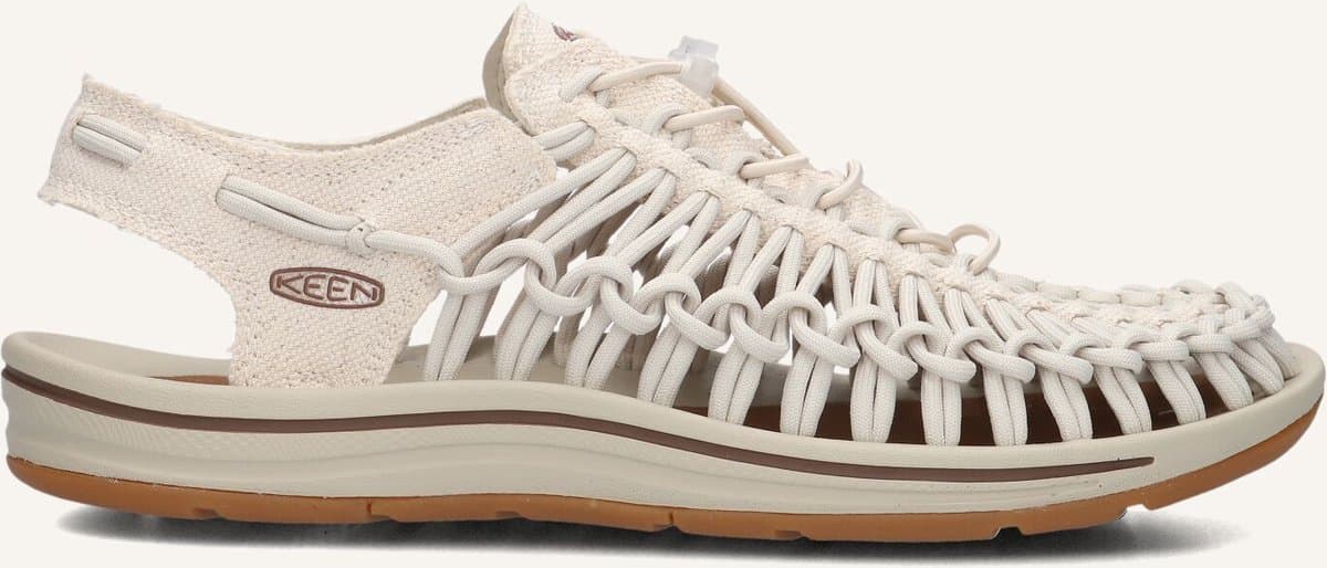 KEEN Uneek Canvas M Sneakers - Textiel - Heren - Beige - Maat 41