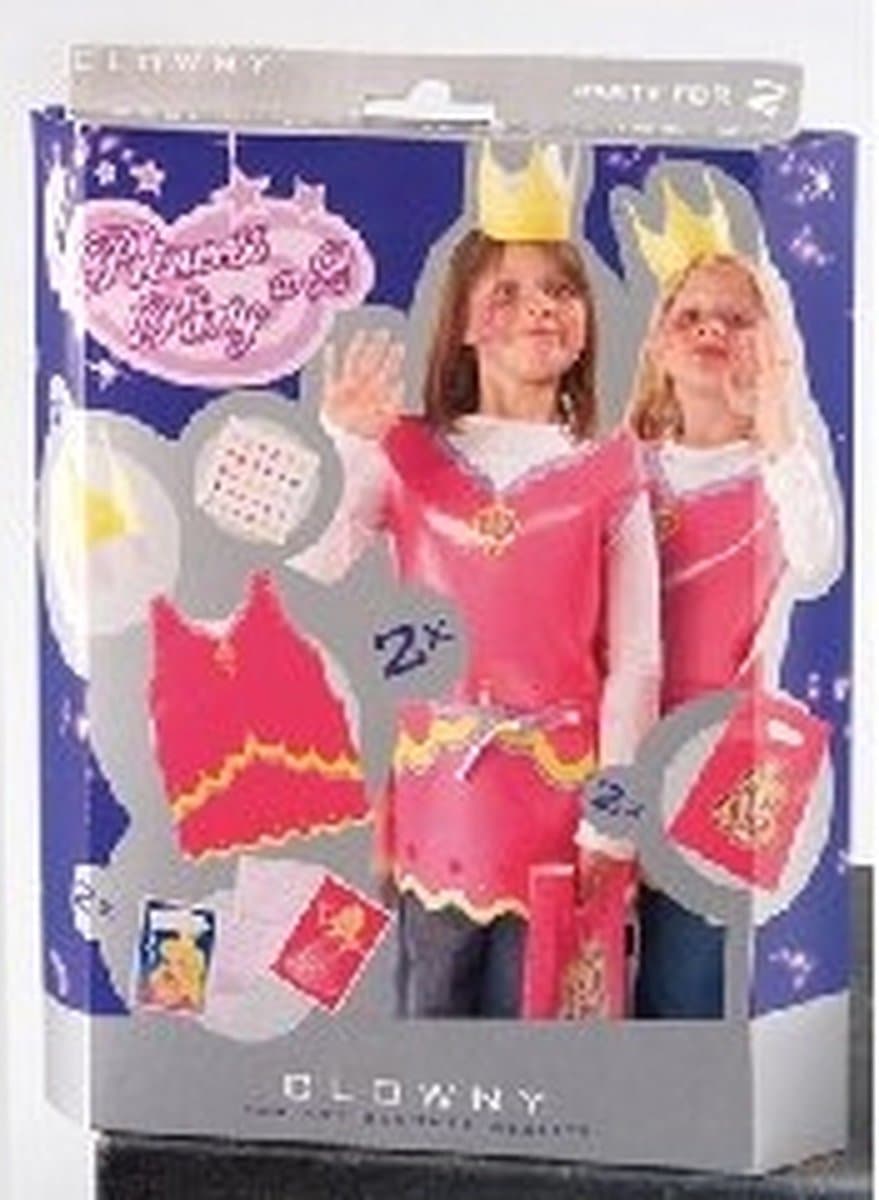 Clown Prinses Partyset voor 2 Personen voor Carnaval