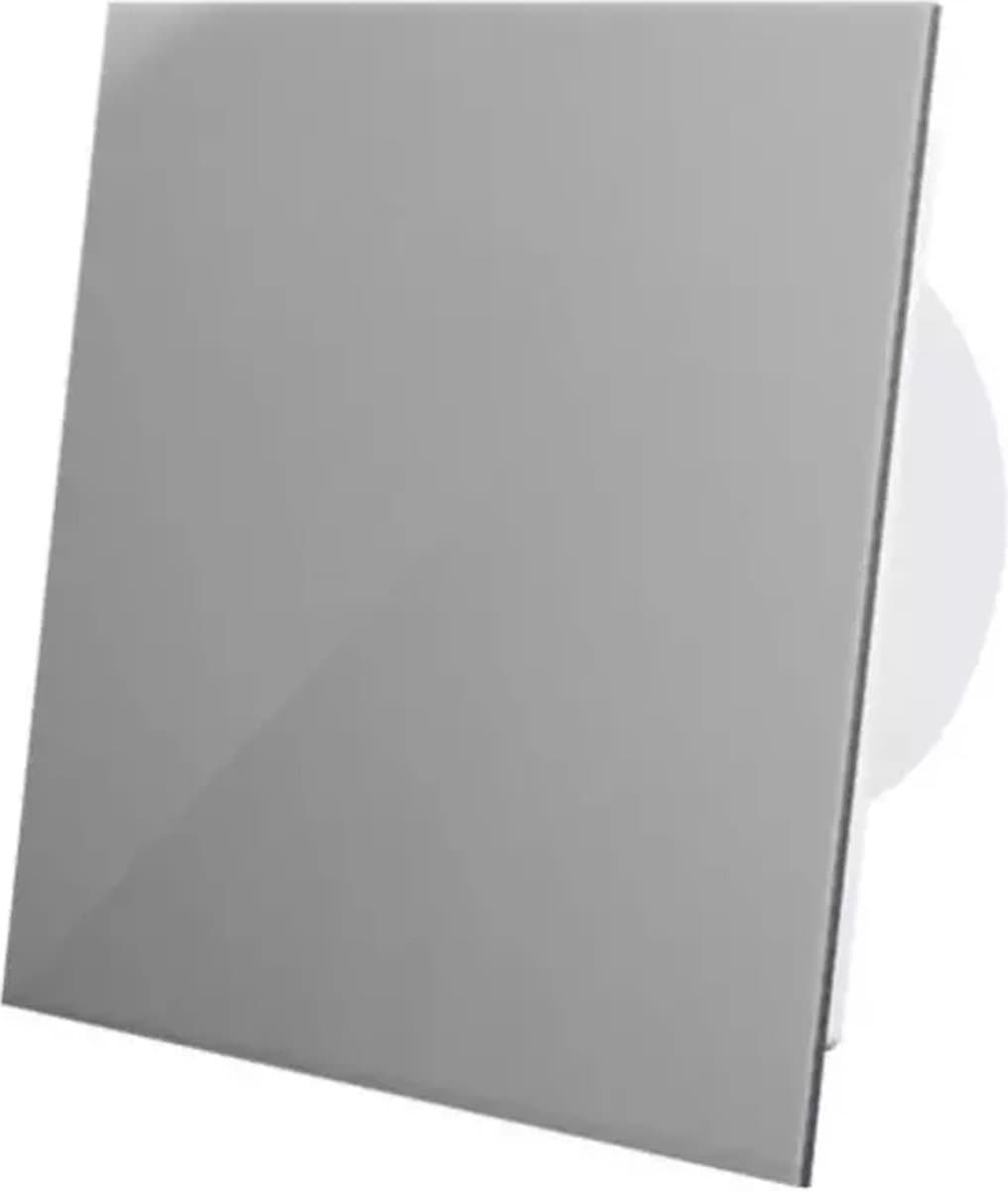 Badkamer ventilator Ø125mm - Met trekkoord en stekker - Muurventilator - Badkamerventilator - CE ventilator - Zeer stil (26dB) - Kunststof front