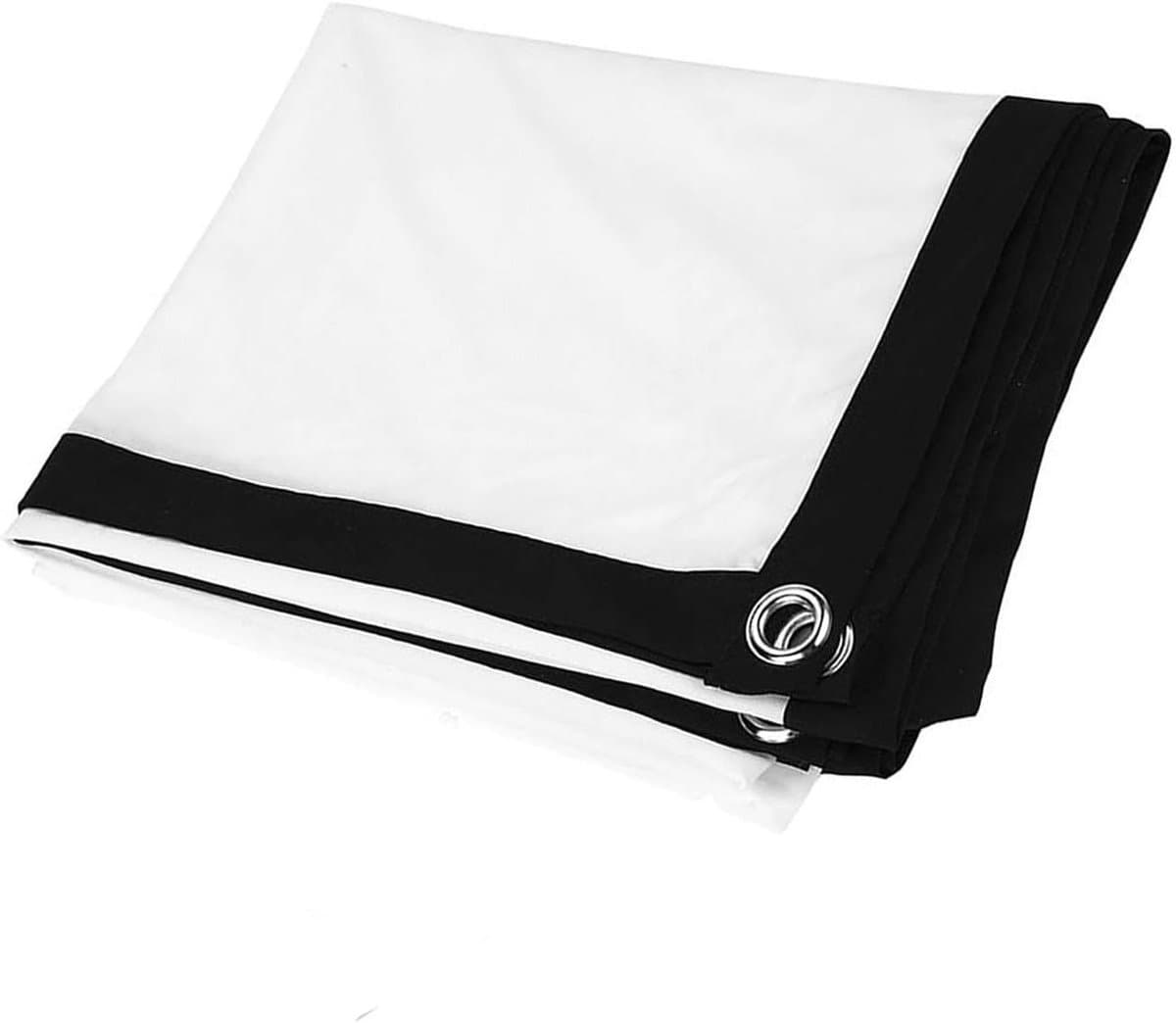 Projectiescherm - Thuisbioscoop Scherm - Films Kijken - Draagbaar Opvouwbaar - 84 Inch - Wit