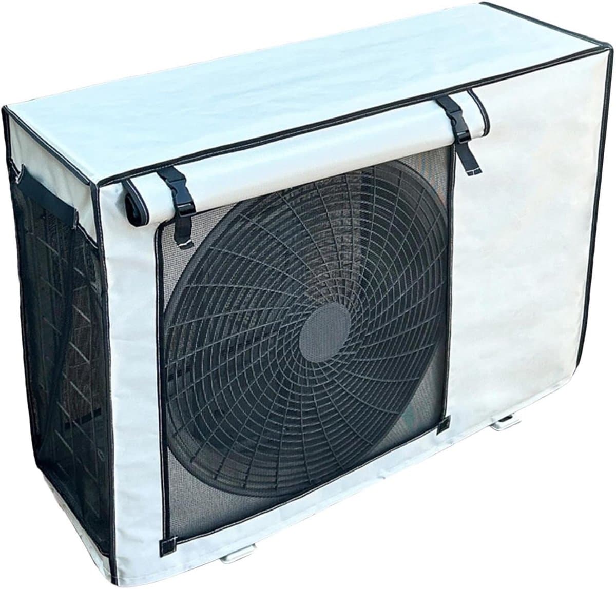 Airco Afdekking Buitenunit - Beschermhoes Condensor - Bescherming Klimaat - Waterdicht UV-bestendig - Diverse Tonnen - Zwart