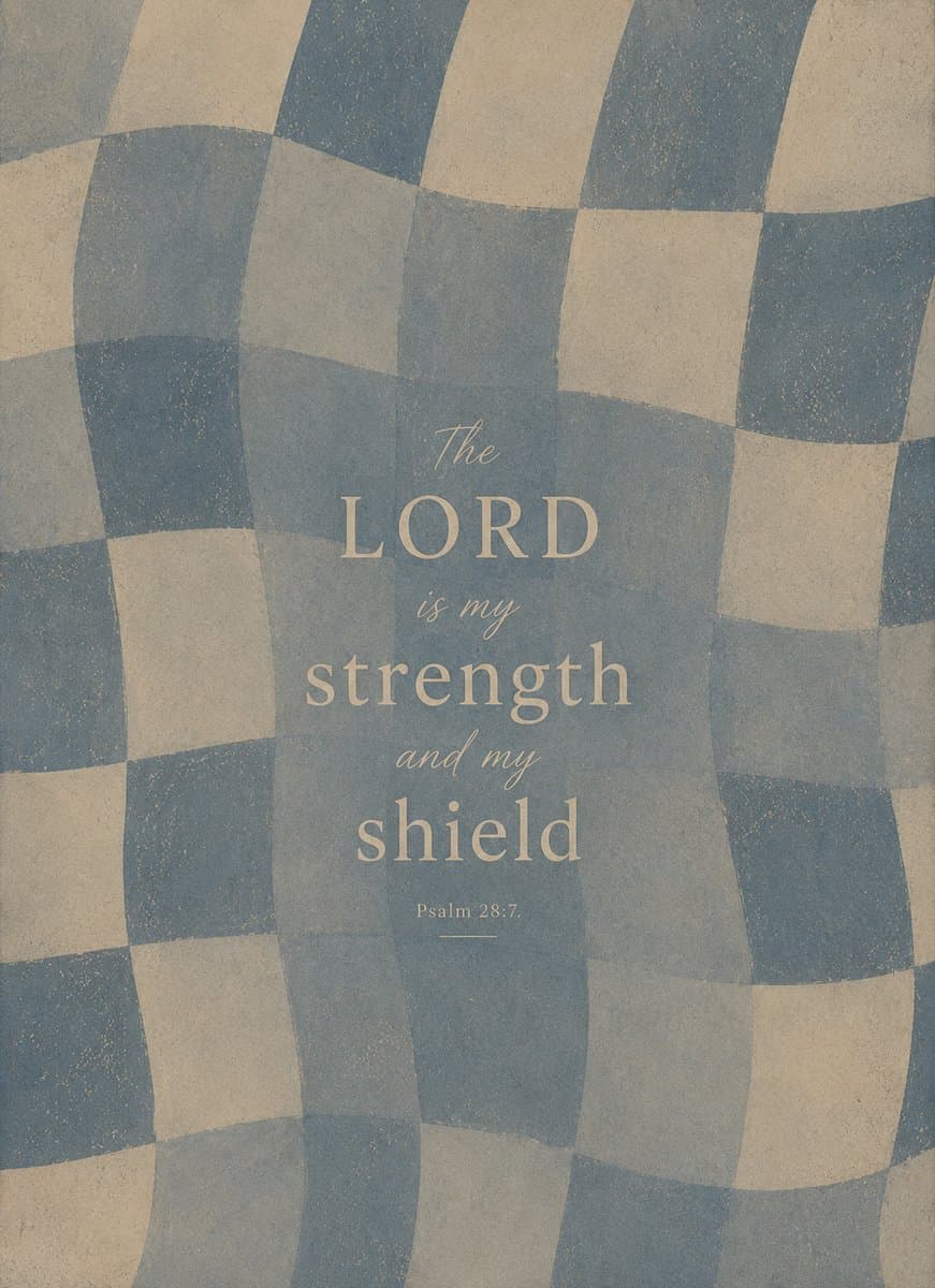 Melli Mello My Strength Christelijke Wall Art - Plexiglas / A4 (21x30 cm)