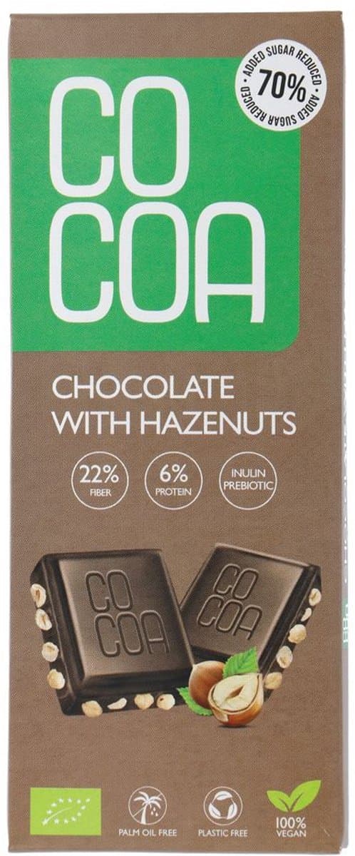 Cocoa Chocolate Hazelnuts Reep 40GR