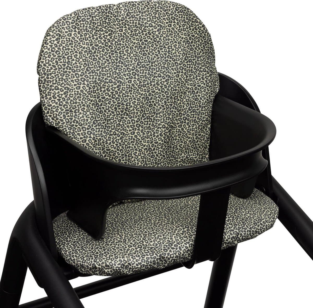 Stoelverkleiner - Geschikt voor Bugaboo Giraffe - Kussenset - Kinderstoel Verkleiner - Perfecte Pasvorm - Extra dik - Geplastificeerd - Zand Luipaard