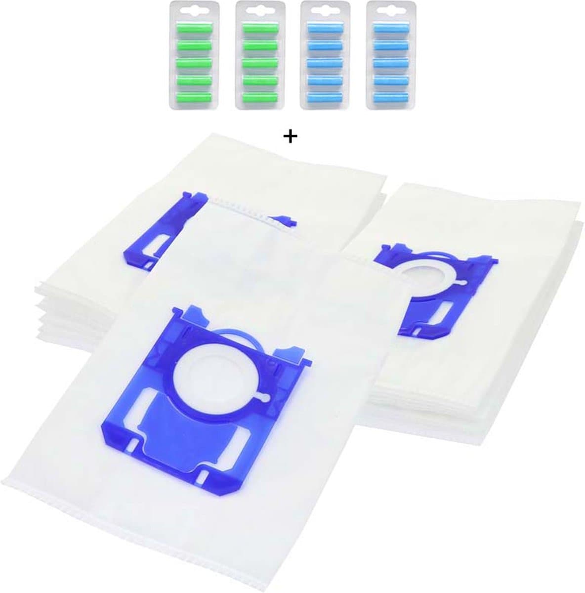 Propex Parts Stofzuigerzakken - Geschikt voor AEG Electrolux S-Bag 3-D - 20 stuks + 20 geurstaafjes