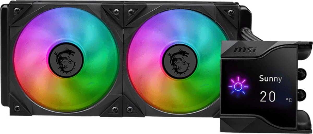 MSI MPG Coreliquid D240 processor kit voor vloeistofkoeling 12 cm zwart 1 stuk