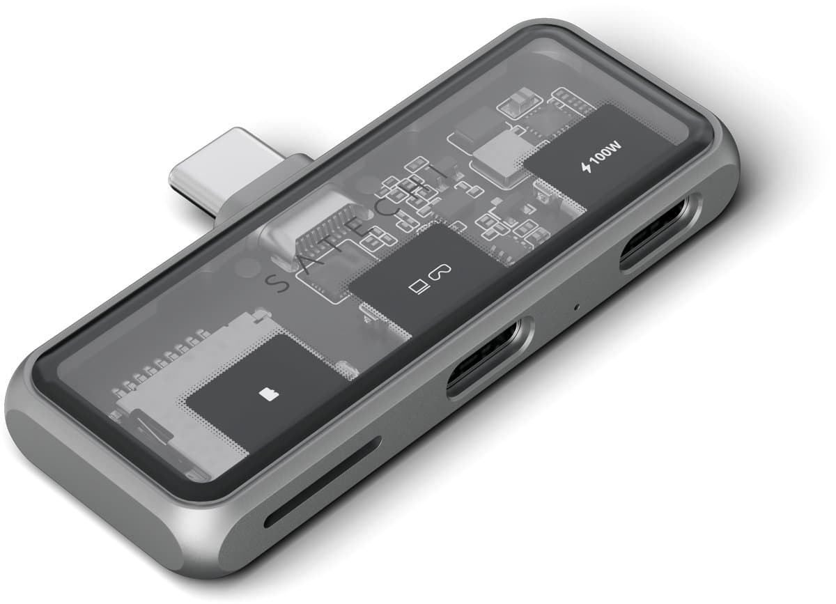Satechi Mobile XR hub with micro SD - Grijs