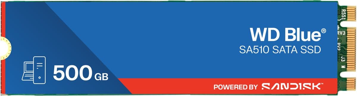WD Blue SA510 500GB SATA M.2 SSD
