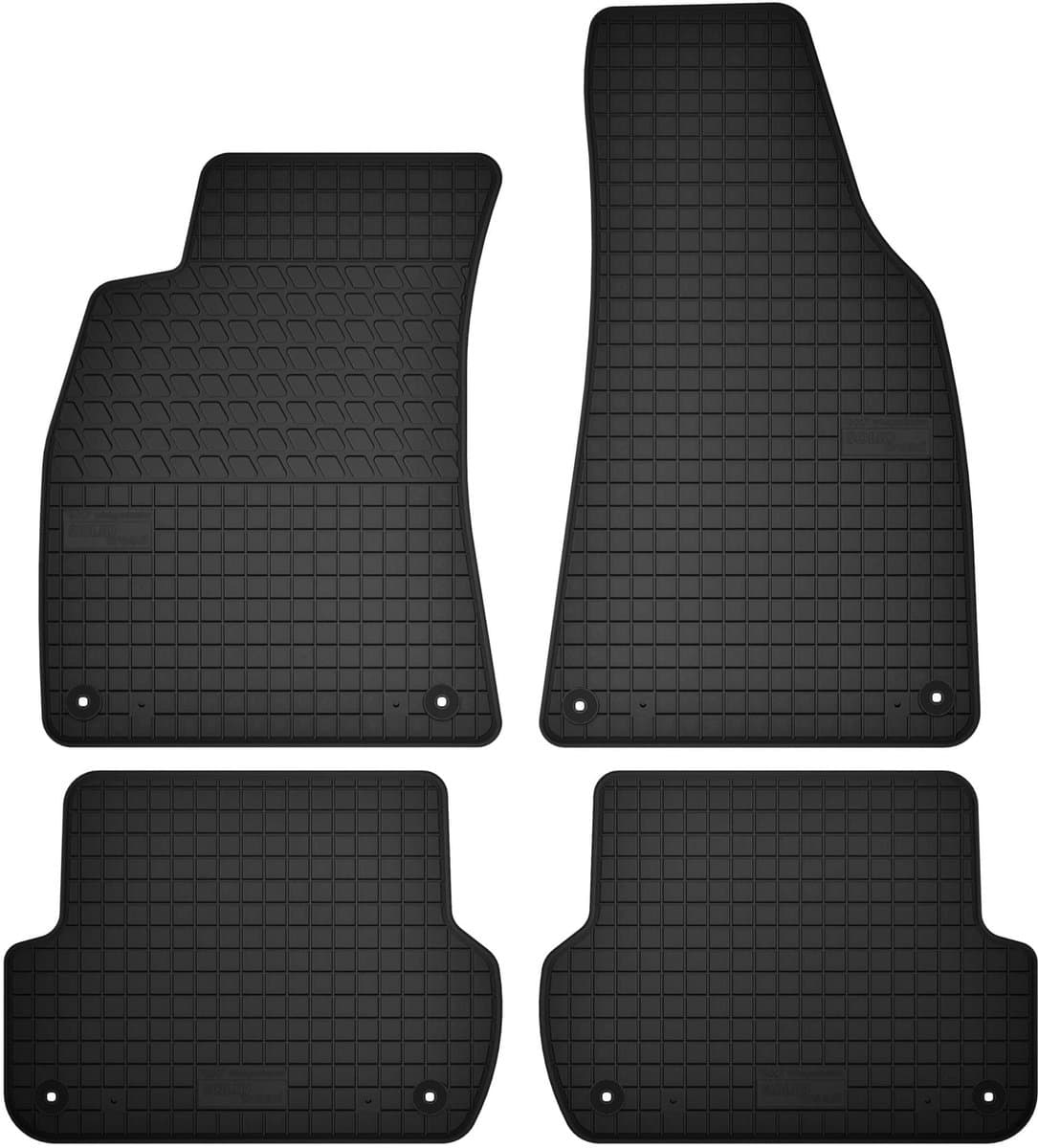 Wielganizator SolidTread Serie - Auto Vloermatten - Audi A4 B6 (2001-2004) - Perfecte Pasvorm - Zwart