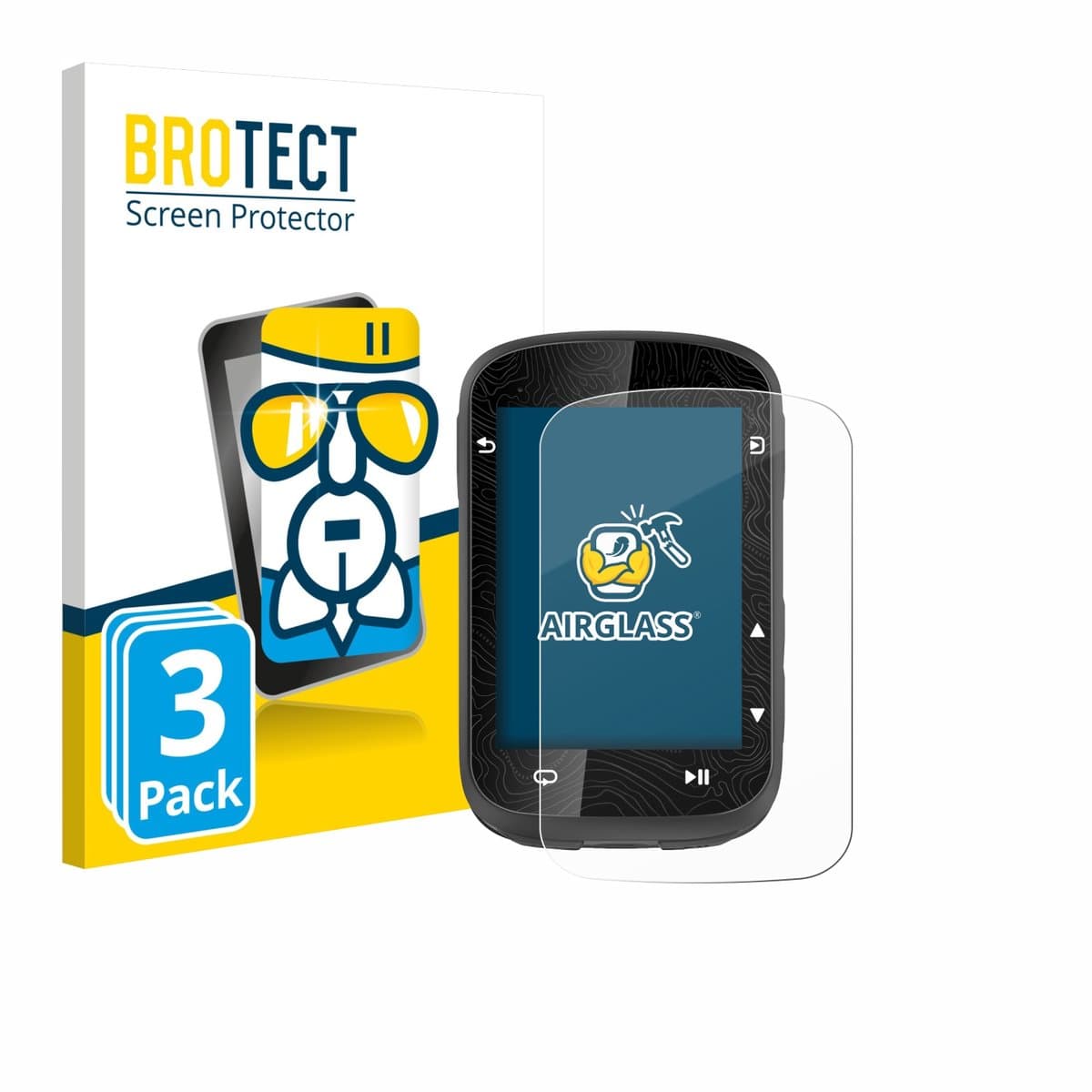 Screenprotector 3 Stuks voor CooSpo CS600-BK Beschermglas transparant
