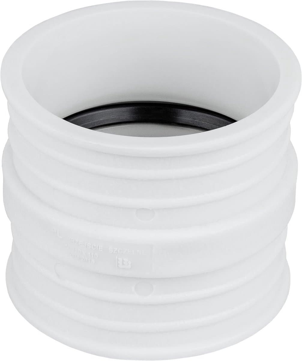 Schachtvoering DN 110 voor Beton Doorvoer Huiswand - 110 mm Wit