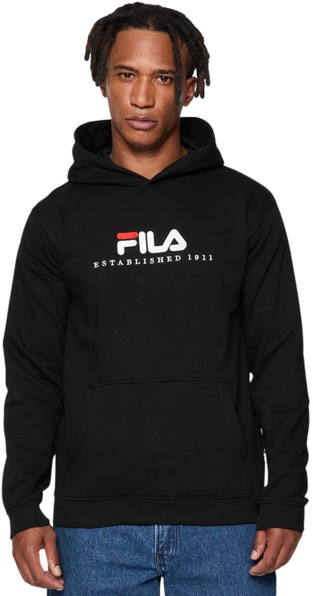 Fila Sweater Heren Brunssum Zwart - Maat M
