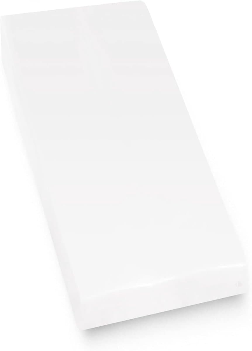 Waterdichte matrasbeschermer 80 x 210 cm - 30 cm hoogte - Katoenen fleece - PU coating - Elastische hoeslakenvorm