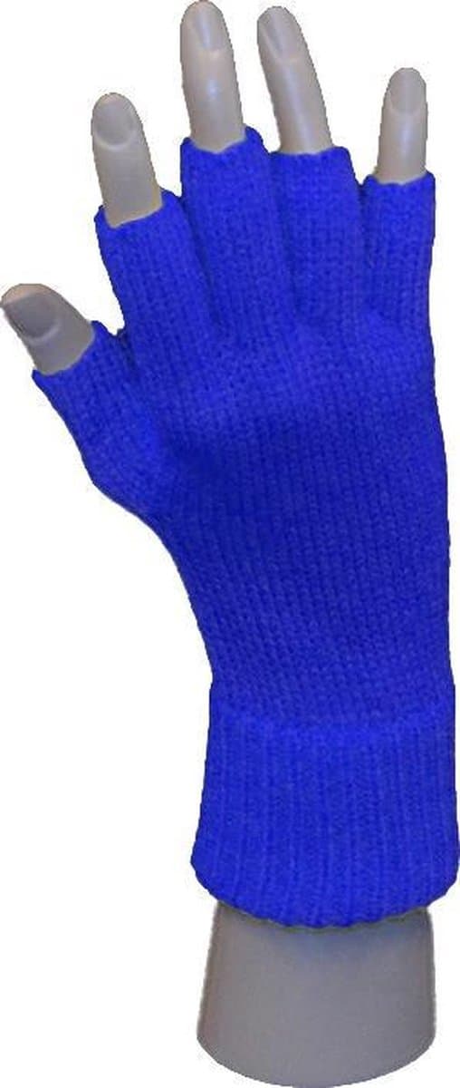 Vingerloze handschoenen blauw