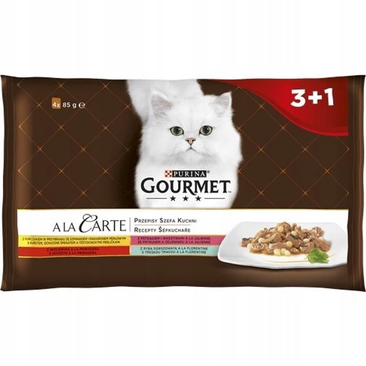Purina Gourmet Perle Ala Carte - Natvoer - Mix Smaken - 48x85g