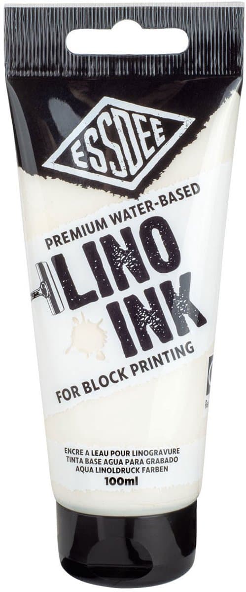 Essdee Block printing ink Premium Quality Wit 100ml