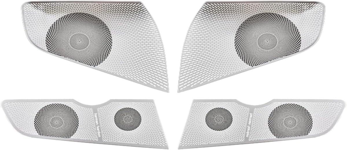 Luidspreker Afdekking - Audio Decoratie - Auto Interieur - Perfecte Pasvorm - 1 Stuk - Zwart