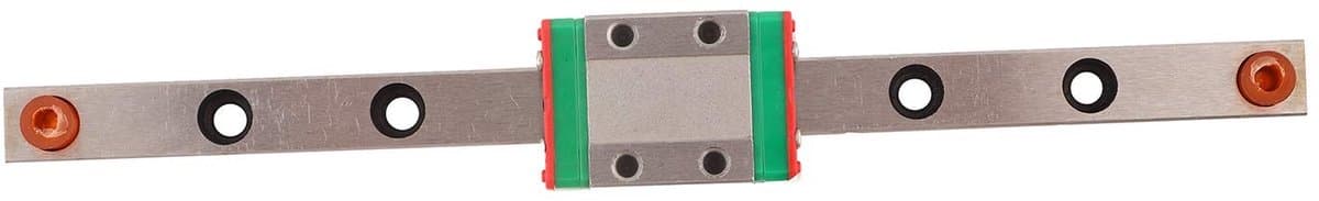 Dailygoods- Lineaire Railgeleiding 150 mm - Mini-Lineaire Geleiding - Smeersysteem - Railbreedte 9 mm - Lichtgewicht - Geschikt voor 3D-printers/CNC-machine - Lineaire Geleider