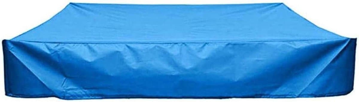 Zandbak Afdekking - Vierkante Deksel - Zandbak Beschermen - Met Trekkoord - 180 x 180 cm - Blauw