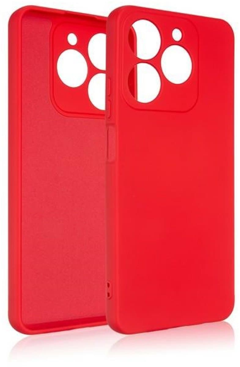 Beline Siliconen Hoesje Voor Realme C63Rood/Rood