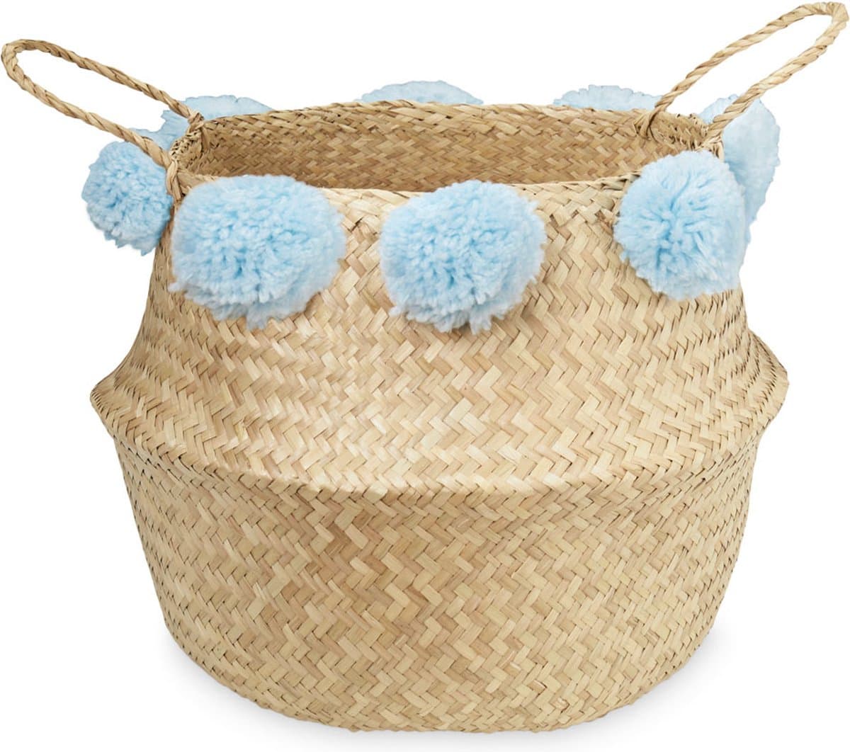 Cam Cam Copenhagen - Belly Basket Blue - Opbergmanden - Blue