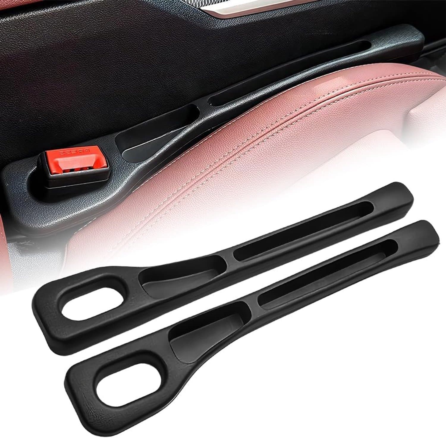 Autostoel Kloofvullers 2Pcs - Universele Organizer - Lekvrije Ontwerp - Voorkom Verlies van Sleutels en Telefoons - ShopVlot