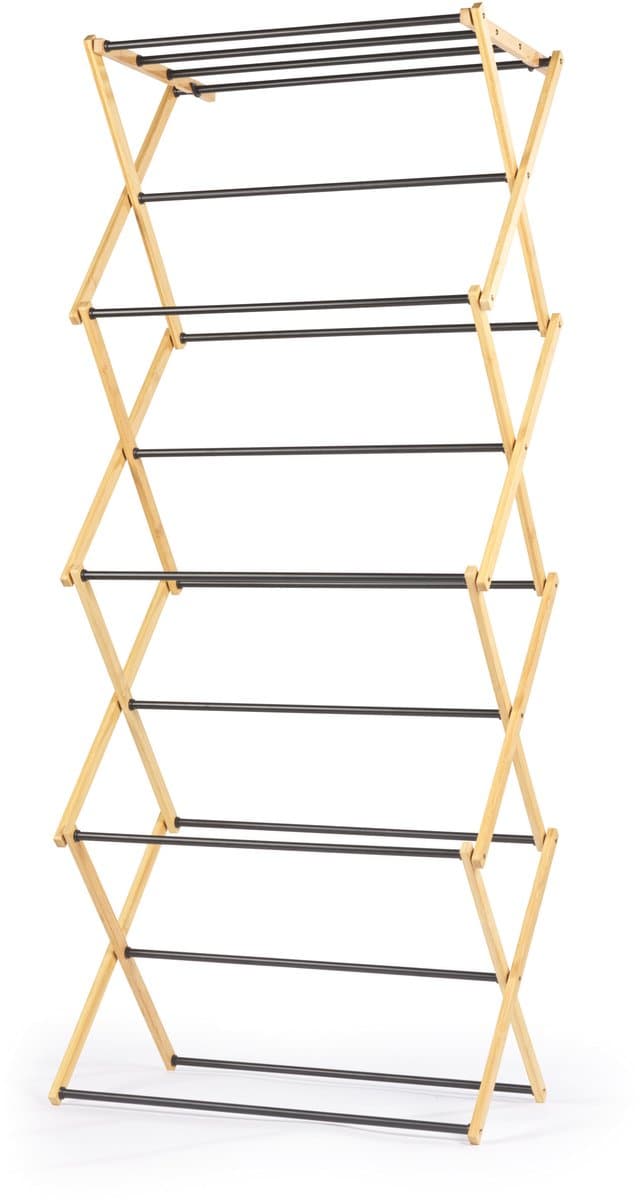 Beldray 4-laags Kledingrek - Bamboe, Max Belasting 15kg, Lichtgewicht
