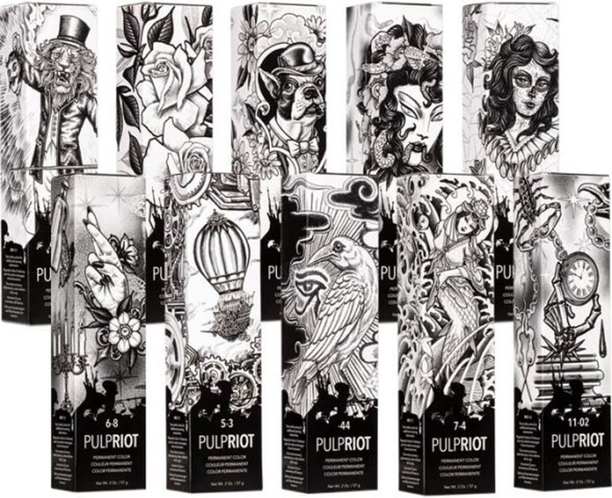 Pulp Riot Faction 8 Permanent Hair Color Red / Violet 6-5 57g