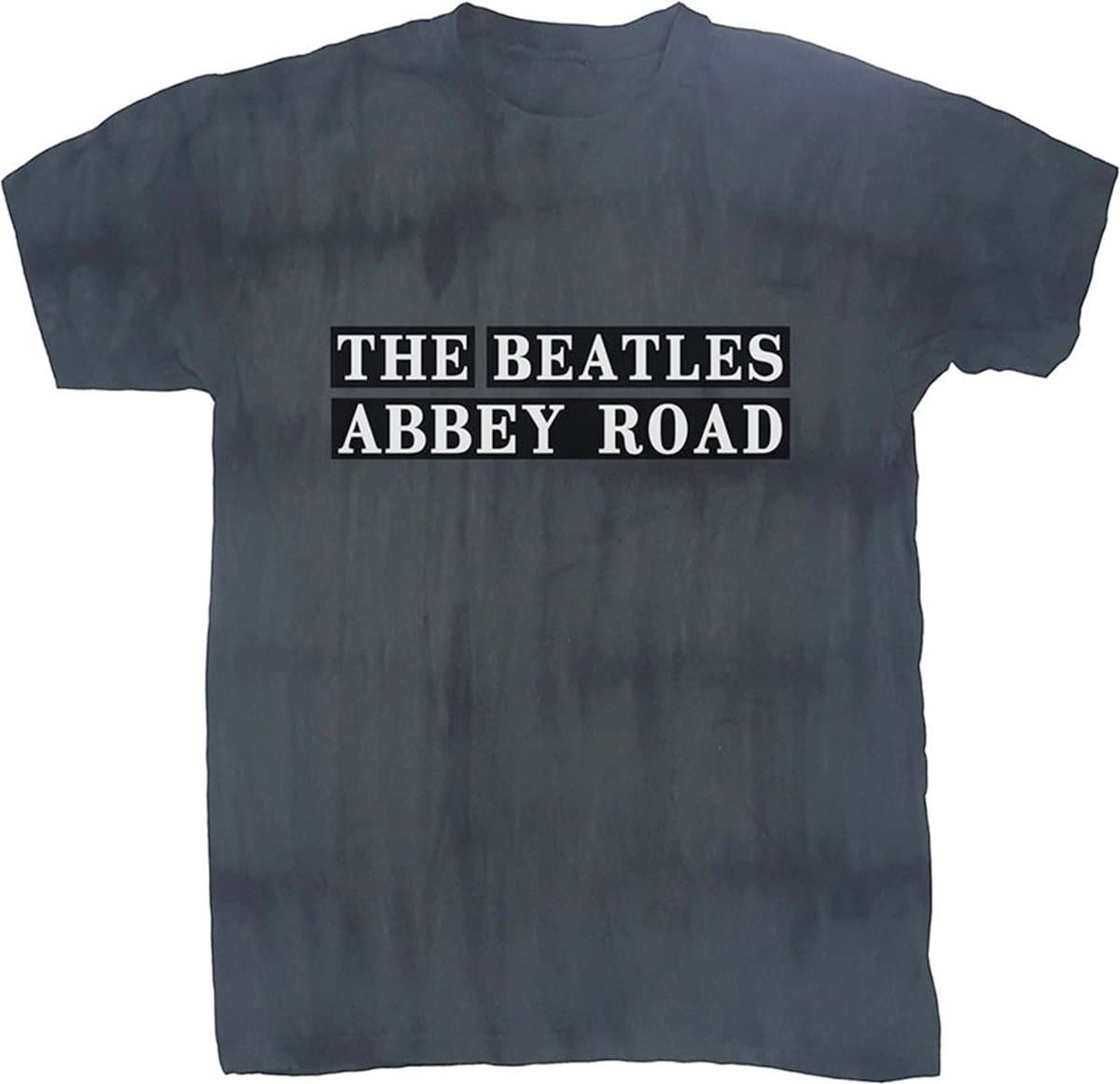 The Beatles - Abbey Road Sign Heren T-shirt - M - Zwart