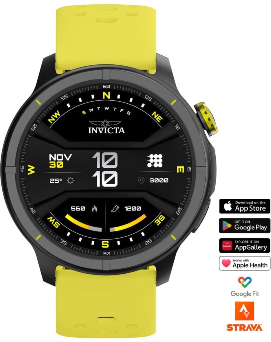 Invicta I-Tech - 2 Pro ITECH-006 Heren Smartwatch - 46 mm