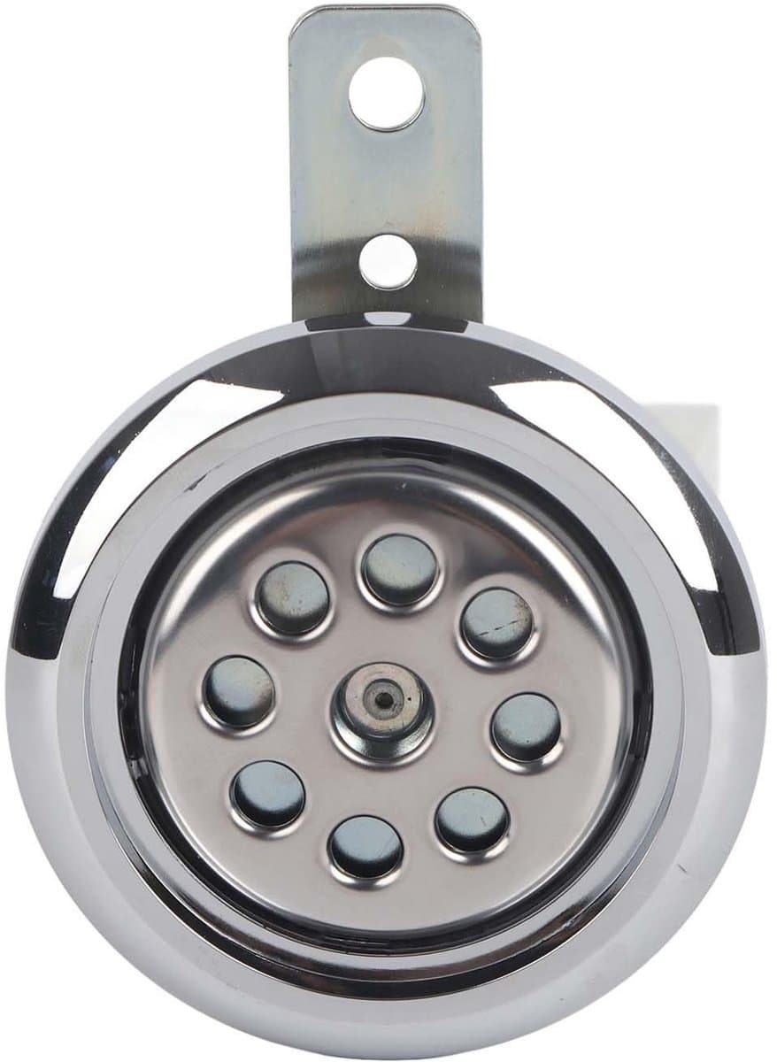 Dailygoods- Motorfietshoorn 105DB - Waterdicht - Universeel - Luidspreker - Verchroomd - Duurzaam materiaal - Claxon