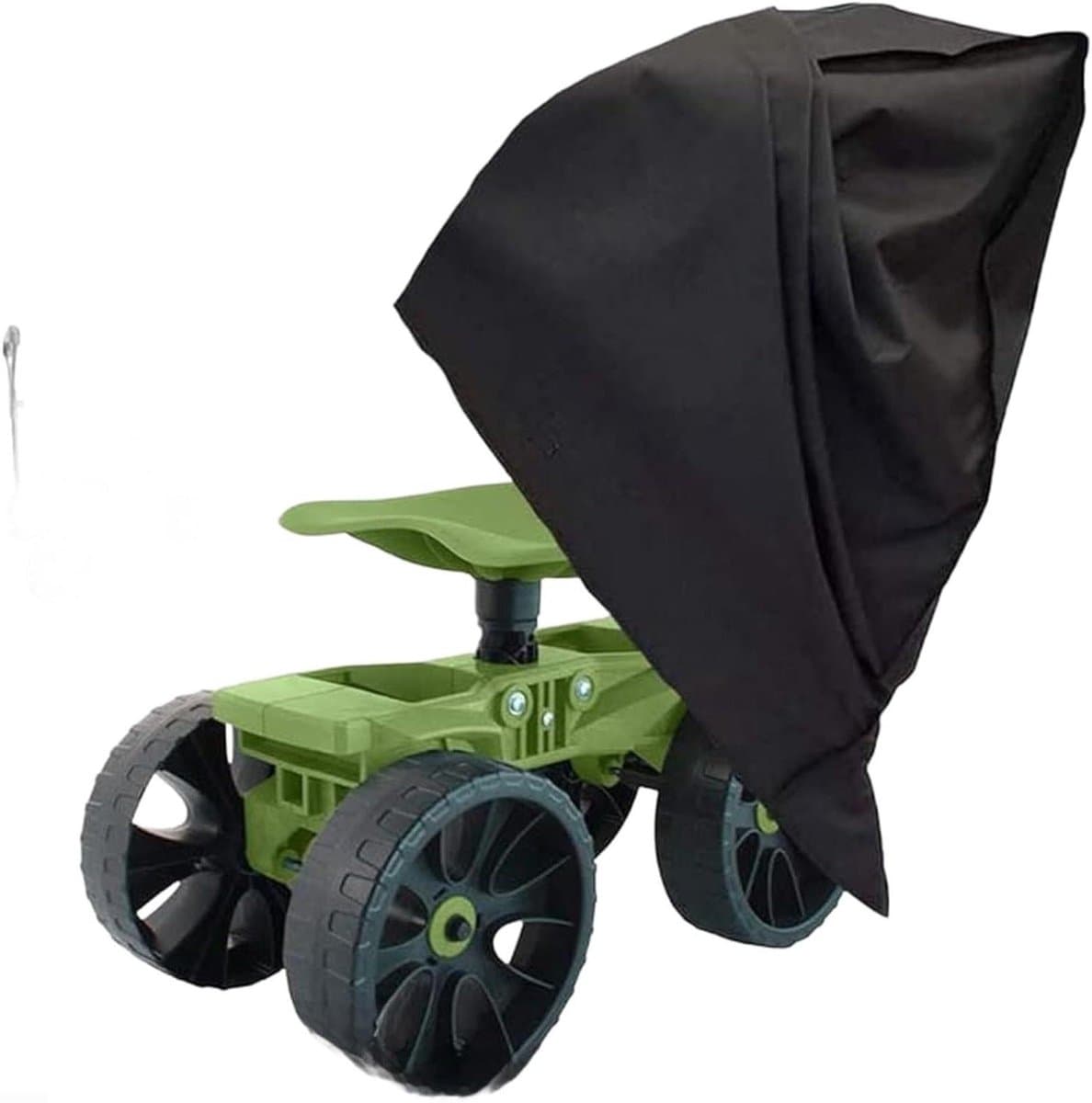 Tuintrolley Afdekking - Beschermhoes Kar - Tuinonderhoud - Weerbestendig Materiaal - 90 x 52 x 88 cm - Zwart