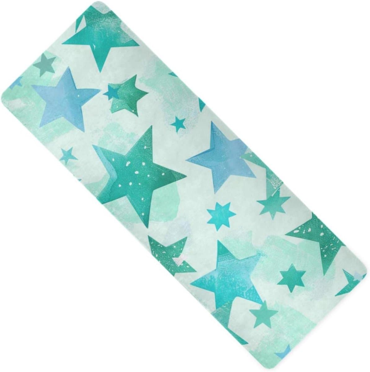 Reis Yoga Mat - Dunne Yogamat Antislip - Hot Yoga Beoefenen - Snel Absorberend Suède - 180 x 66 cm