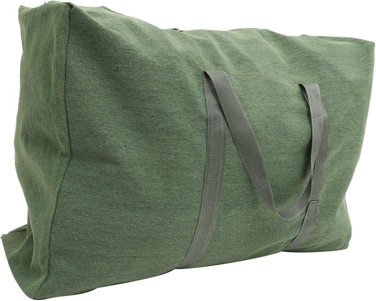 Canvas Plunjezak - Reistas Bagage - Kleding Opbergen - Grote Capaciteit - 80x45x21CM - Olijfgroen