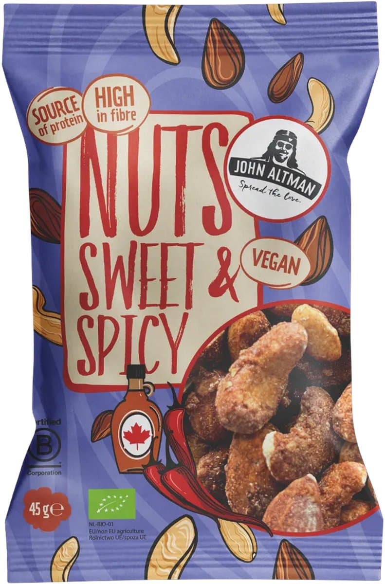 John Altman Mixed Nuts Sweet & Spicy 45GR