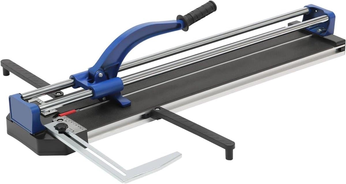Handmatige Tegelsnijder - Tegelsnijmachine Tegel Snijder - Nauwkeurig Tegels Snijden - Versterkt Snijwiel - 80 cm - Blauw